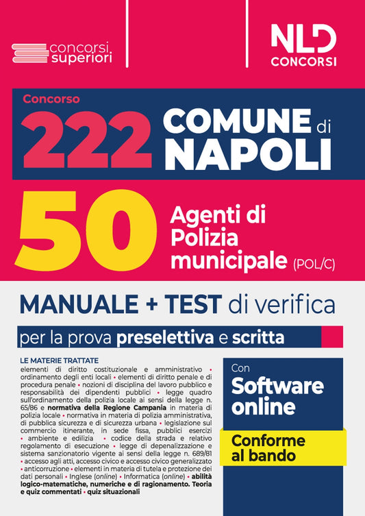 50 agenti polizia municipale napoli -