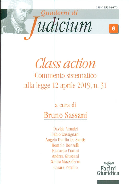 Class action comm.legge 31 12-04-2019 - Sassani