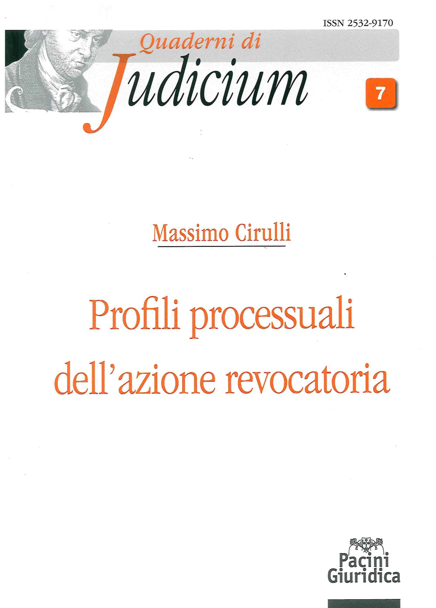Profili processuali azione revocatoria - Cirulli