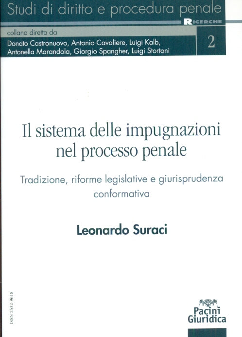 Sistema impugnazioni processo penale - Suraci