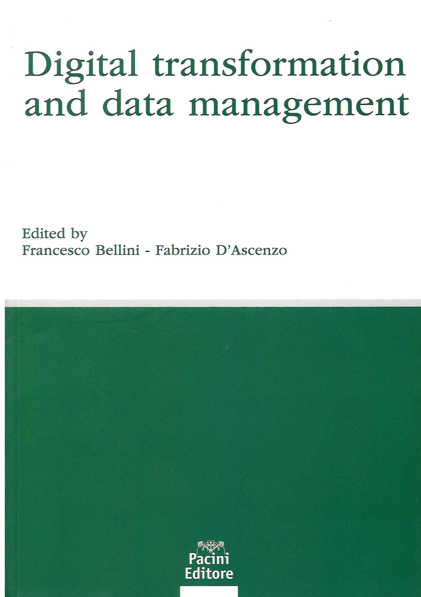 Digital transformation and data managem - Bellini
