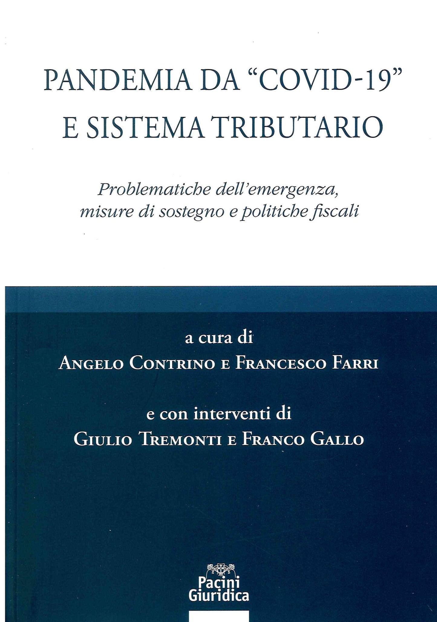 Pandemia da covid-19 sistema tributario - Contrino