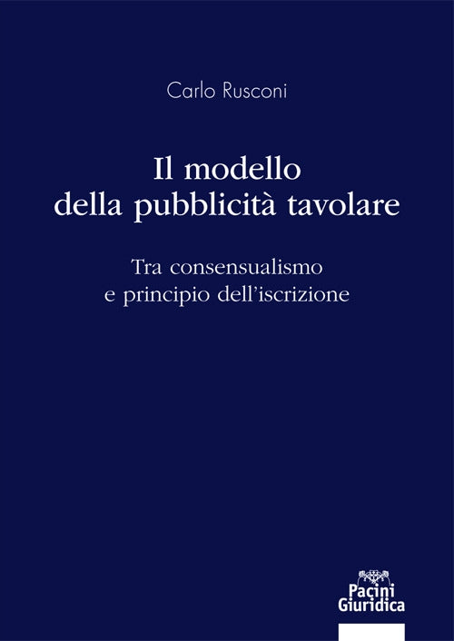 Modello pubblicità tavolare - Rusconi