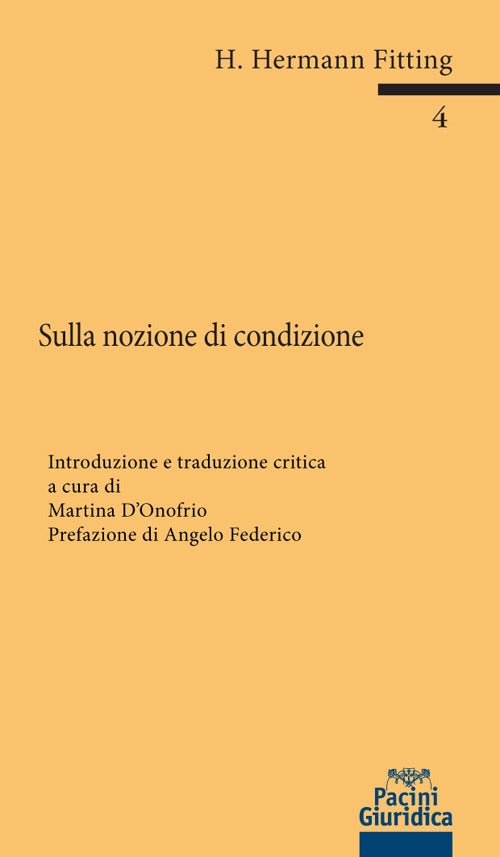 Sulla nozione di condizione - Fitting