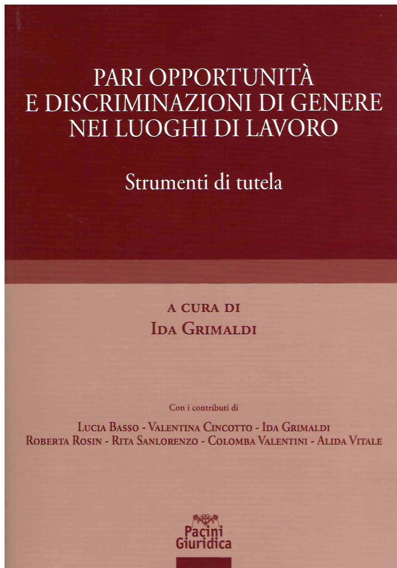Pari opportunita' discriminazioni genere - Grimaldi