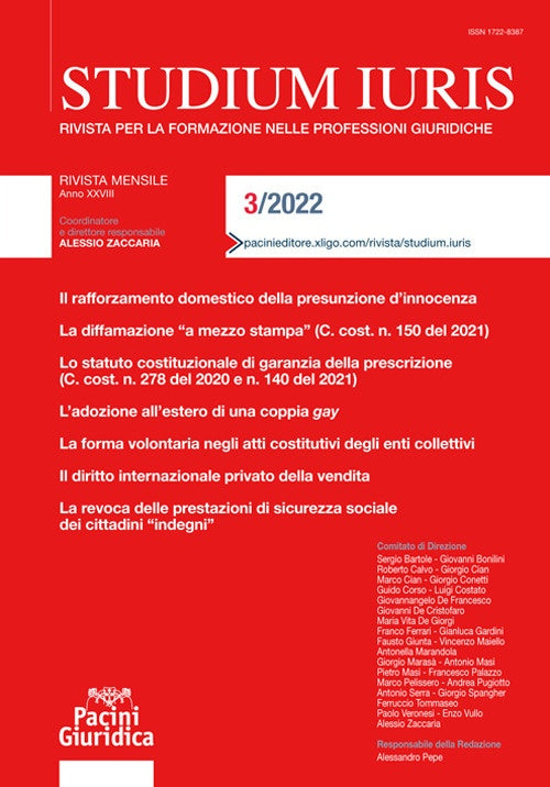 Studium iuris 3-2022 - AA.VV.