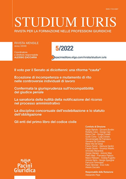 Studium iuris 5-2022 - AA.VV.
