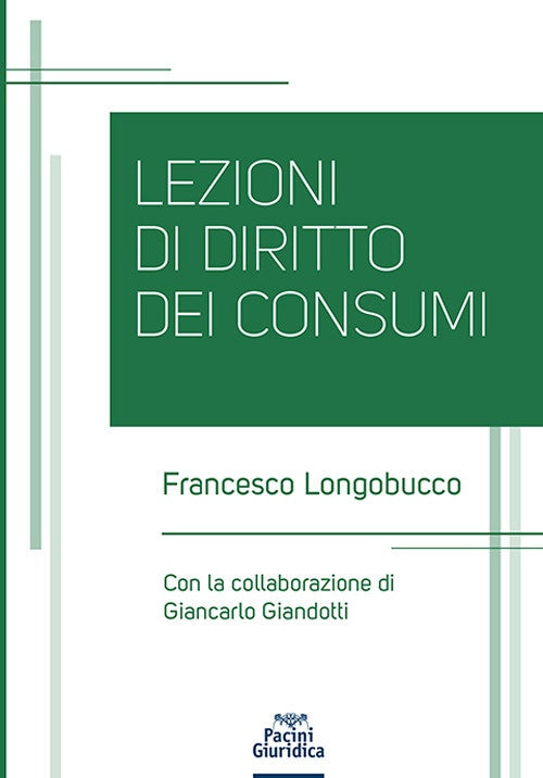 Lezioni diritto dei consumi - Longobucco