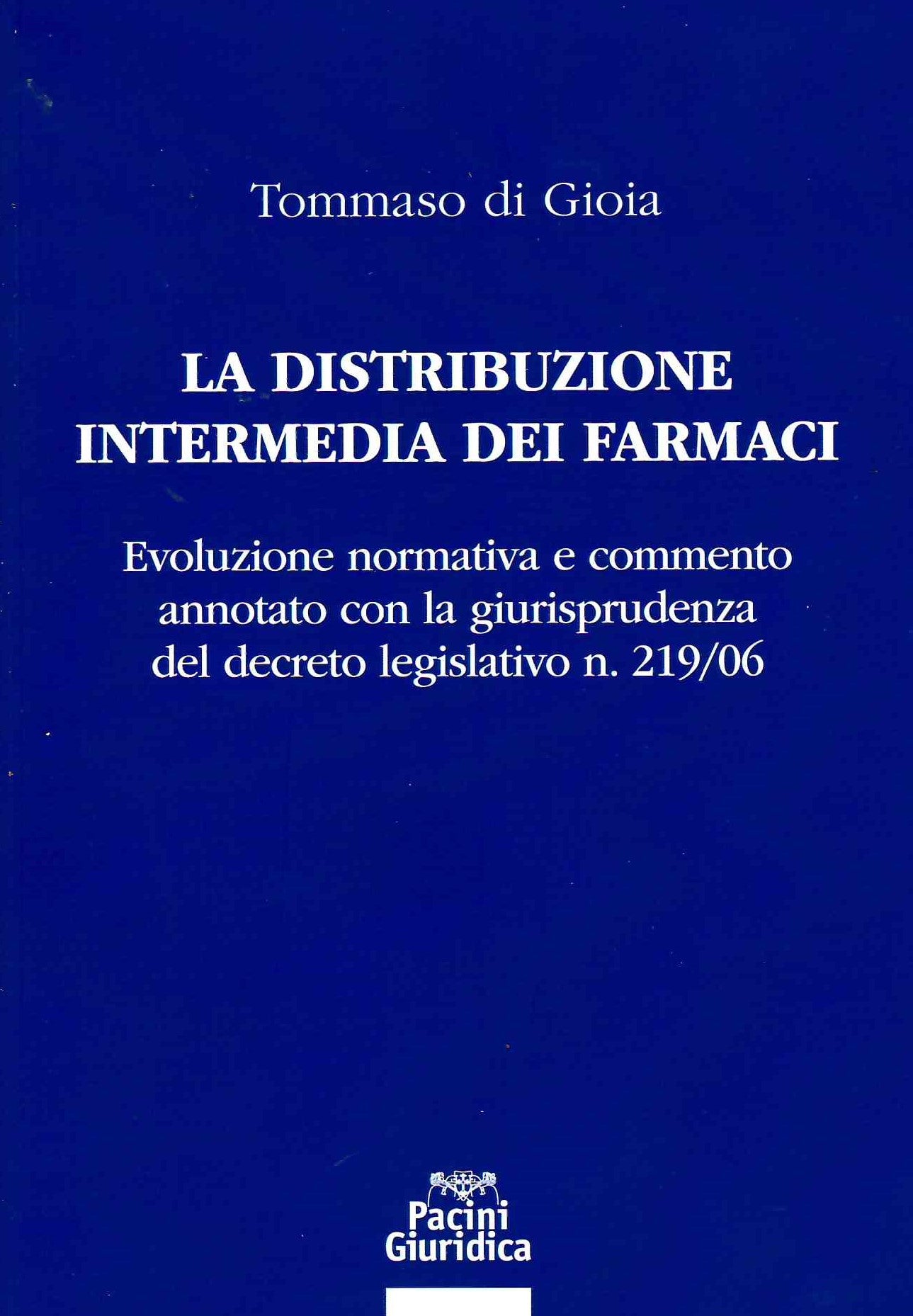 Distribuzione intermedia dei farmaci - Di Gioia