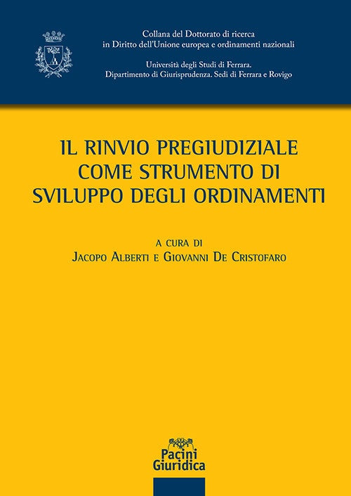 Rinvio pregiudiziale come strumento - Alberti
