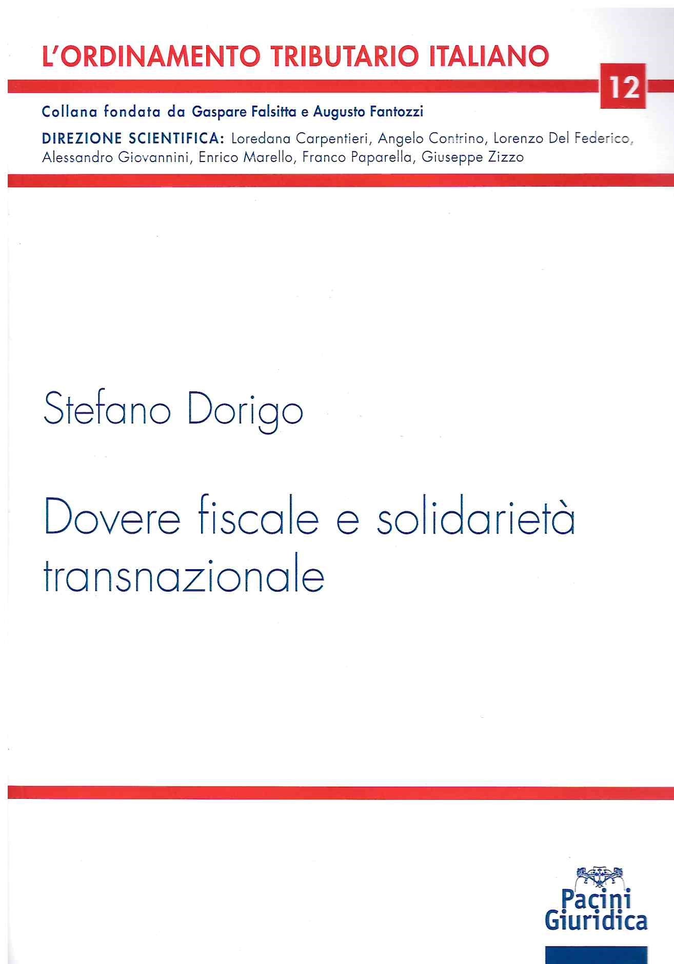 Dovere fiscale solid. transazionale - Dorigo