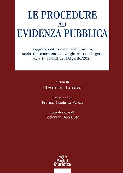Procedure ad evidenza pubblica - Carava'