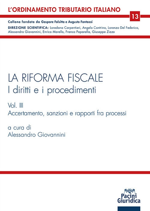 La riforma fiscale. I diritti e i procedimenti. Vol. 3 - Giovannini