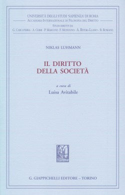 Diritto della societa' - Luhmann