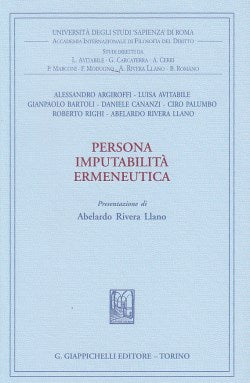 Persona imputabilita' ermeneutica - Arciroffi