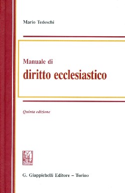 Manuale di diritto ecclesiastico (5 ed.) - Tedeschi