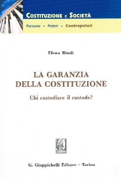Garanzia della costituzione - Bindi