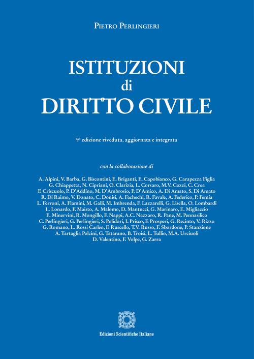 Istituzioni di diritto civile 2024 (9 ed.) - P. Perlingieri