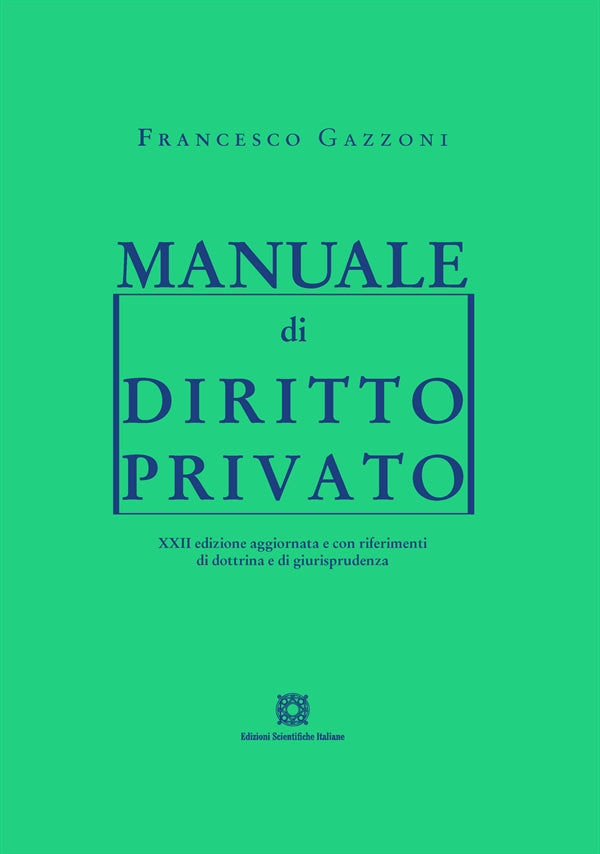 Manuale di Diritto Privato 2026 - F. Gazzoni