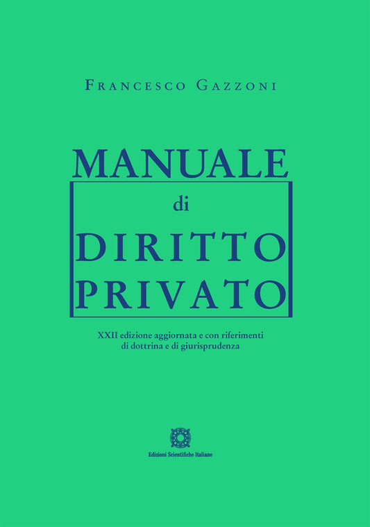 PREVENDITA Manuale di Diritto Privato 2026 - F. Gazzoni
