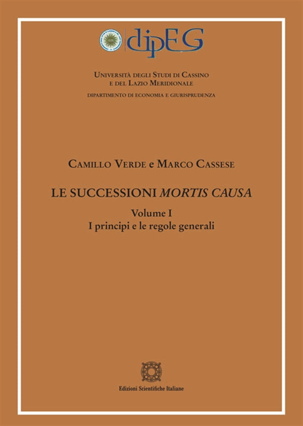 Verde Successioni Mortis Causa VOLUME 1 - Verde, Cassese