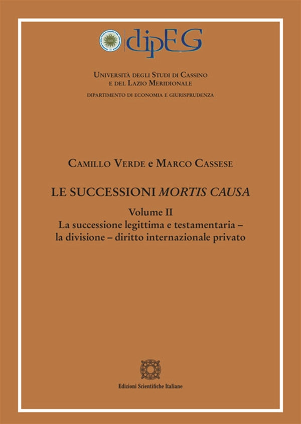 Verde Successioni Mortis Causa VOLUME 2 - Verde, Cassese