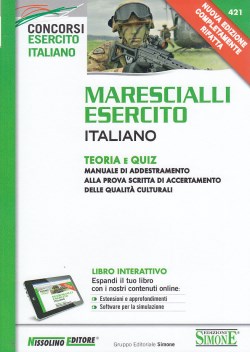 Marescialli Esercito Italiano - Teoria e -