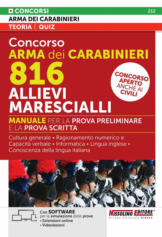 816 allievi marescialli arma carabinieri - NE212