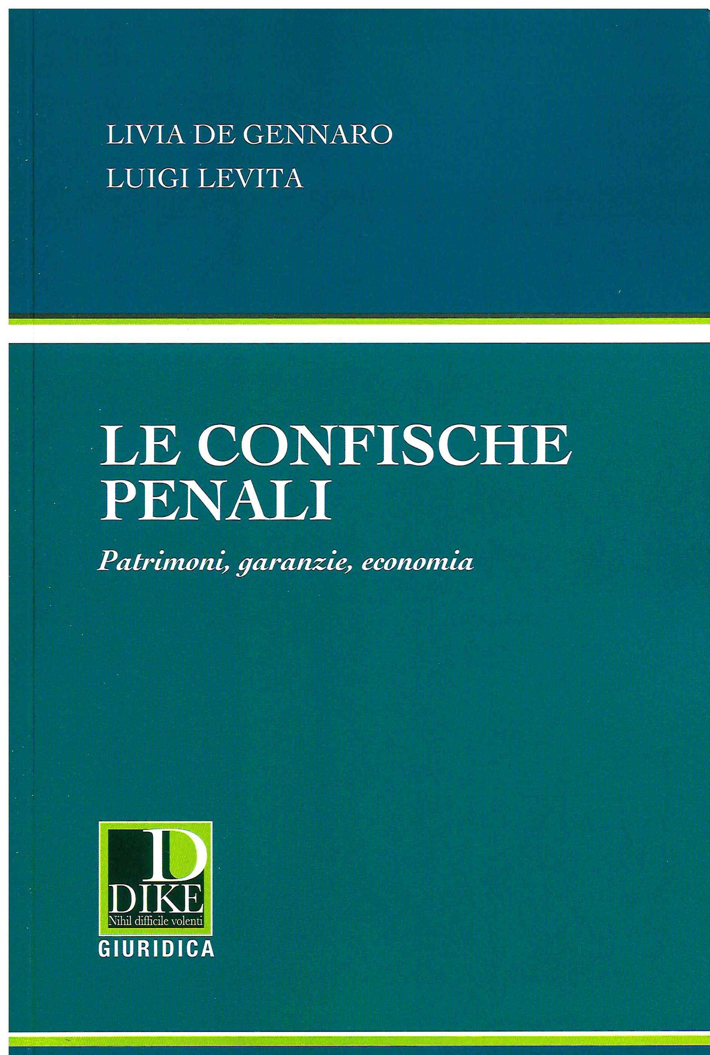 Confische penali - De Gennaro
