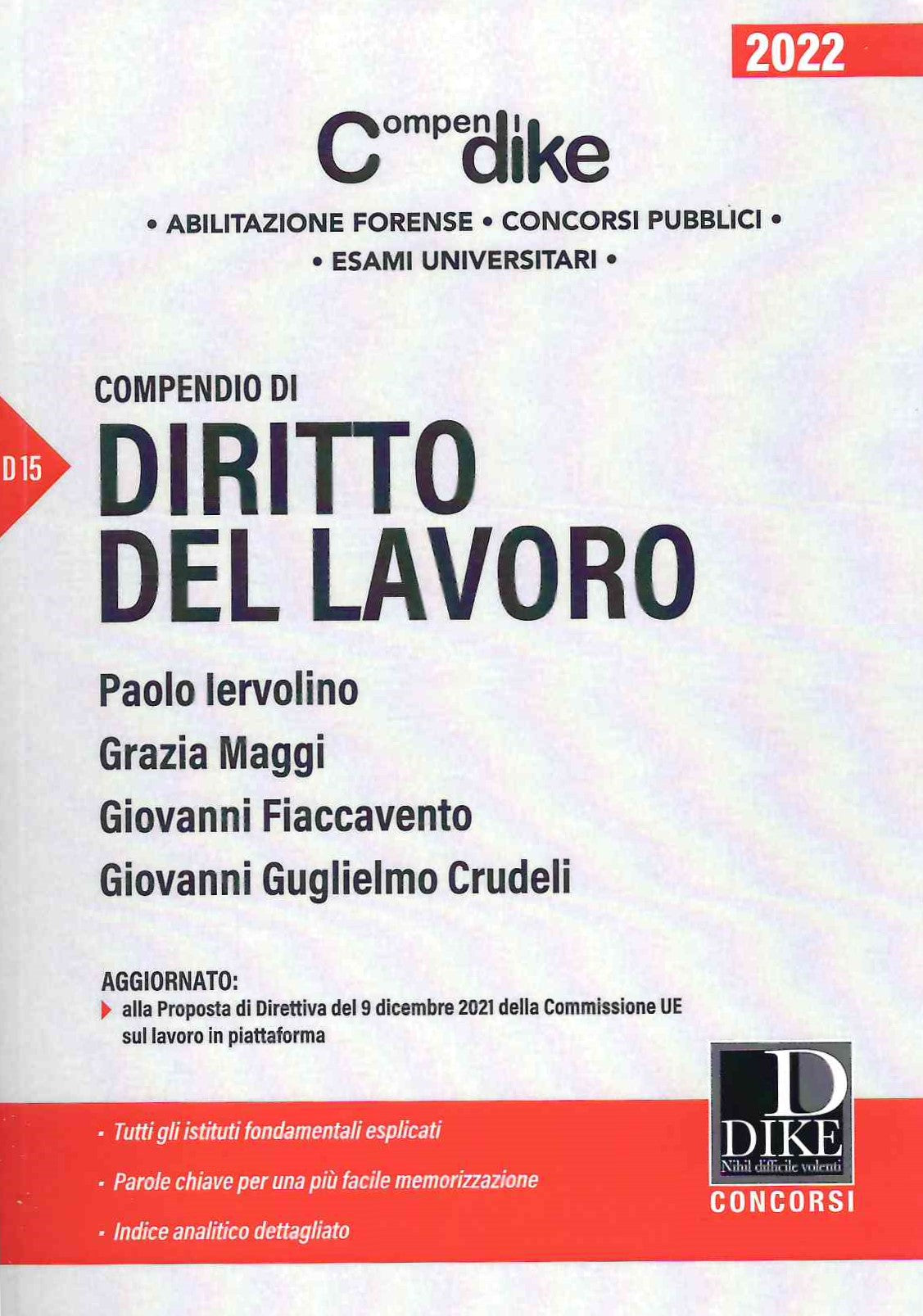 Compendio diritto del lavoro 2022 - Iervolino