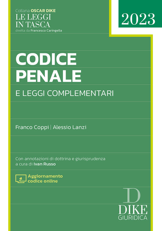 Codice penale leggi complementari 2023 - Coppi Lanzi