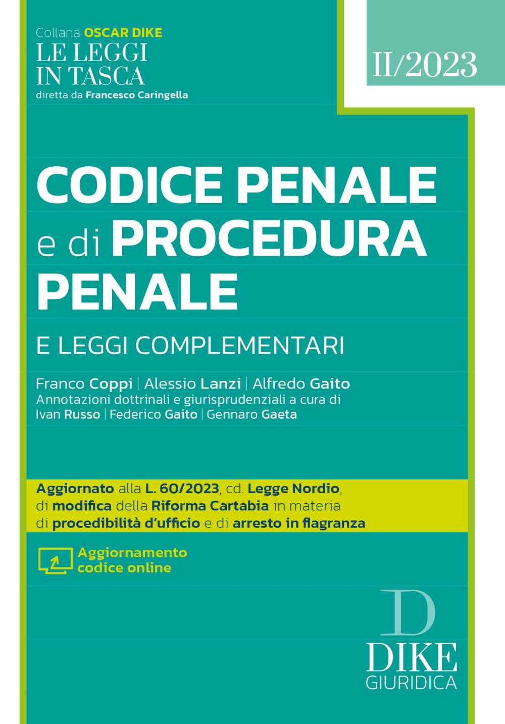 Codice penale e procedura penale 2023 pocket - Coppi