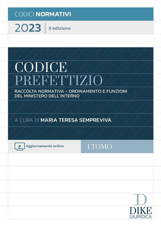 Codice prefettizio (2 ed.) 2 tomi - Sempreviva