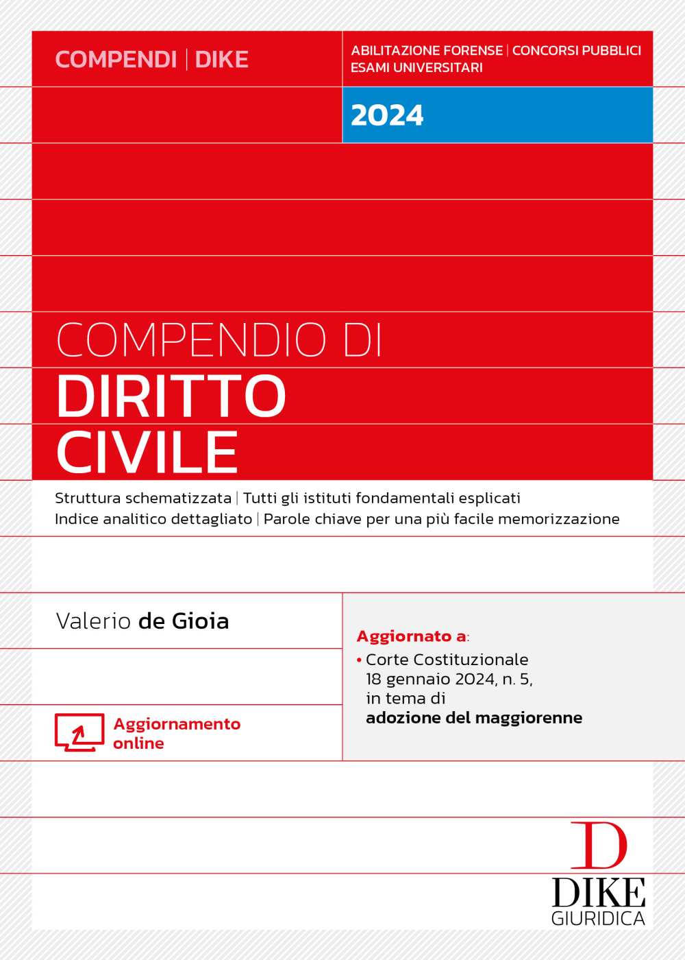 Compendio diritto civile 2024 - De Gioia