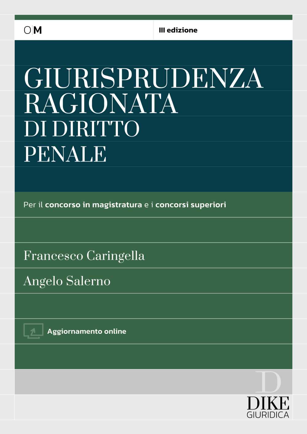 Giurisprudenza ragionata diritto penale 2024 - Caringella