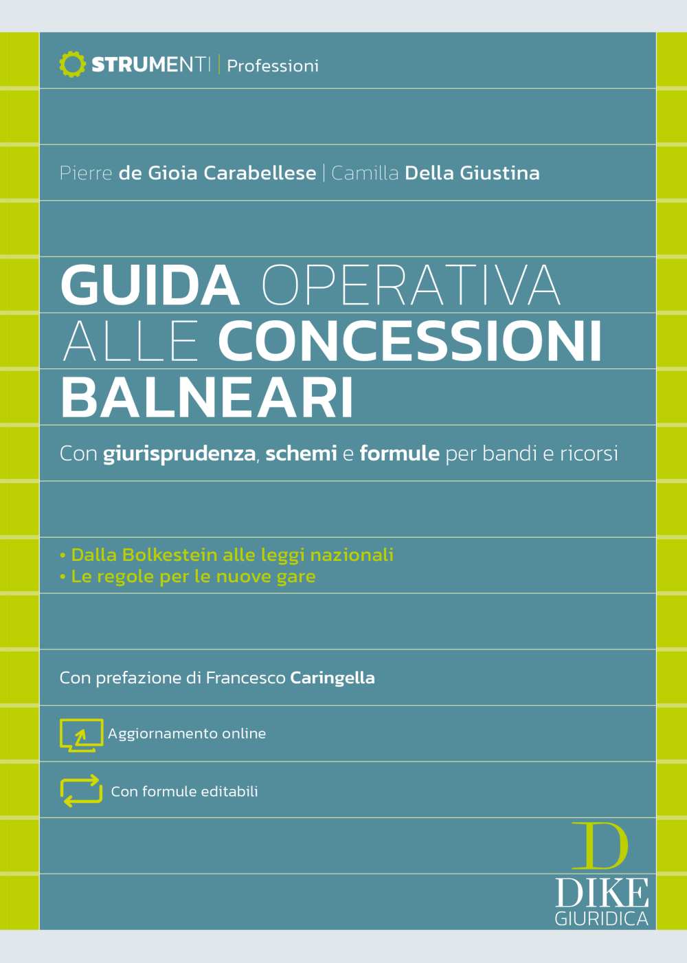 Guida operativa concessioni balneari (con giurisprudenza, schemi e formule per bandi e ricorsi) - De Gioia Carabellese