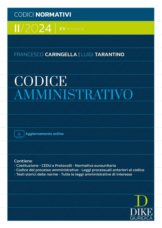 Codice Amministrativo (Concorso Magistratura Settembre 2024) - F. Caringella