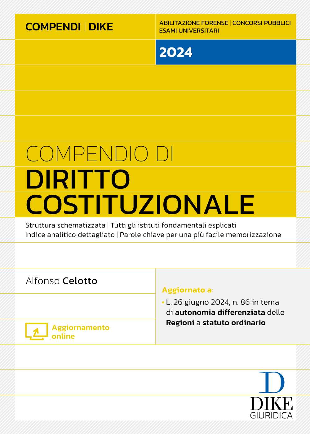 Compendio diritto costituzionale 2024 - Celotto