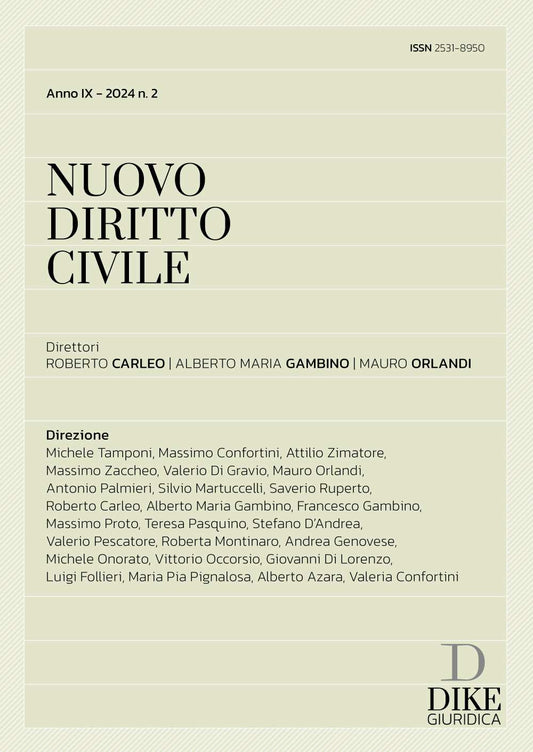 Nuovo diritto civile 22024 - Carleo