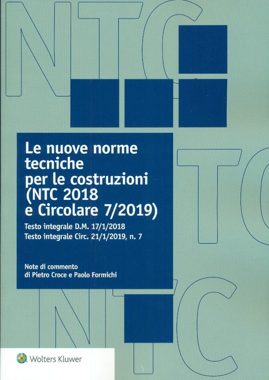 NUOVE NORME TECNICHE COSTRUZIONI NTC2018 - CROCE