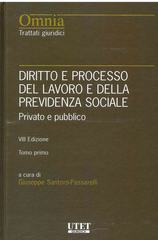 DIRITTO E PROCESSO LAVORO PREV.SOC.8ED. - SANTORO PASSARELLI