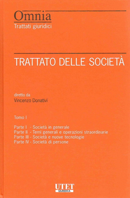 TRATTATO DELLE SOCIETA' TOMO 1 - DONATIVI