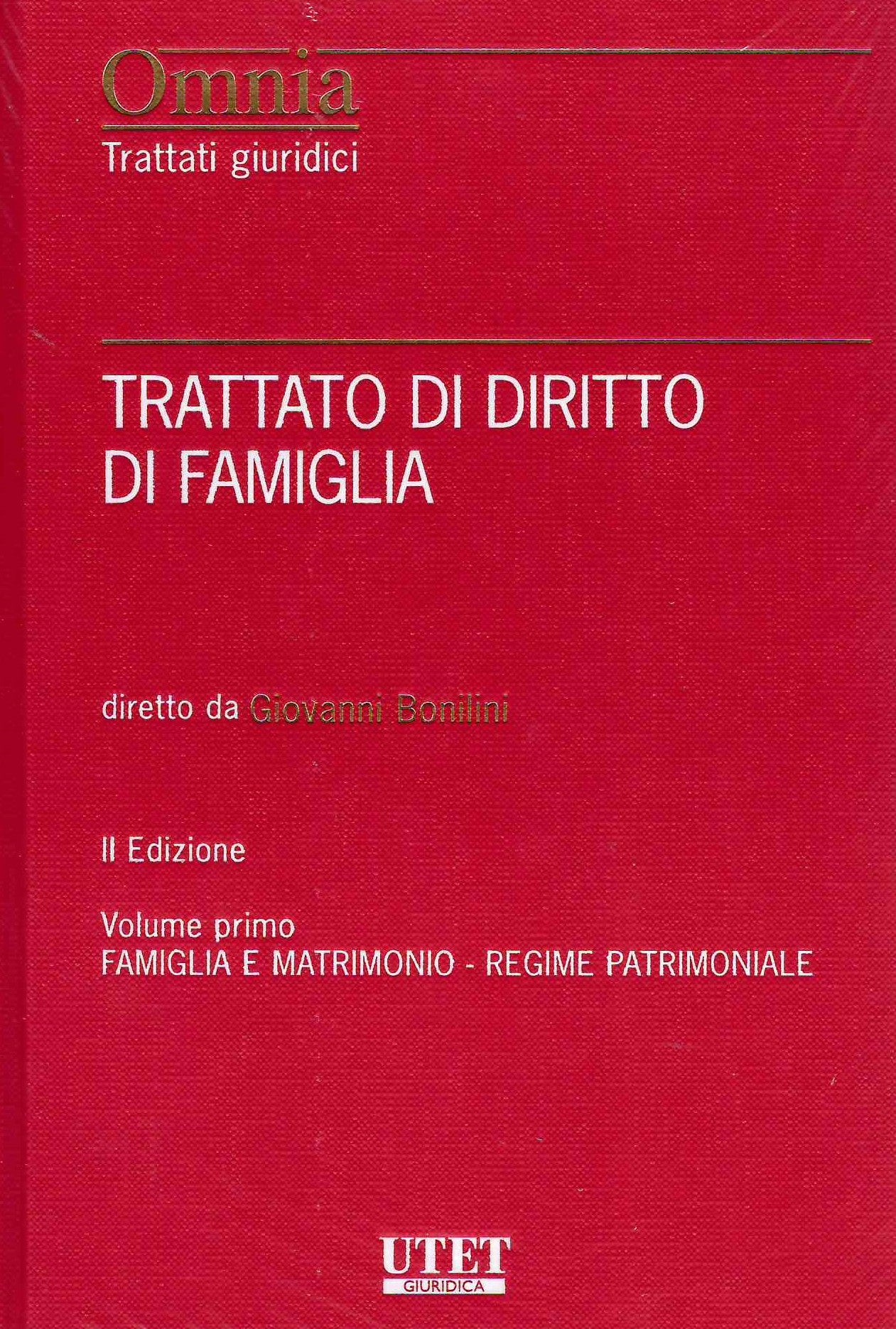 Trattato di Diritto di Famiglia 2022. 4 Volumi - BONILINI