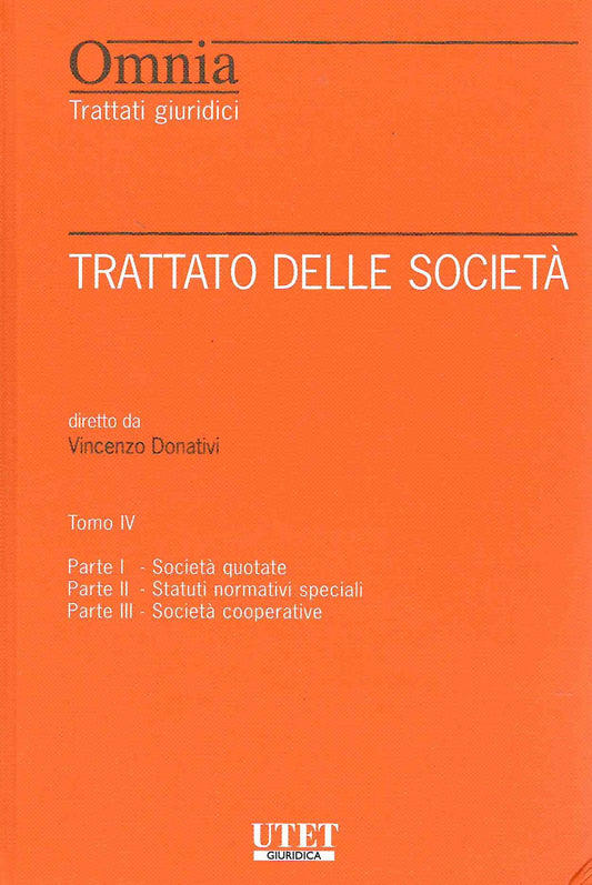 TRATTATO DELLE SOCIETA' TOMO 4 - DONATIVI