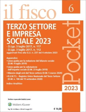 TERZO SETTORE IMPRESA SOC.FISCO 6 POCKET - 6-2023