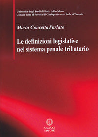 Le definizioni legislative nel sistema p - Parlato Maria Concetta