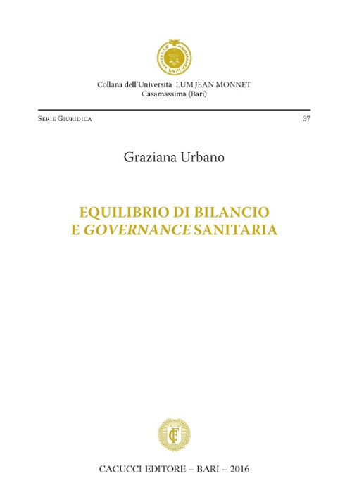 Equilibrio di bilancio e Governance sani - Urbano Graziana