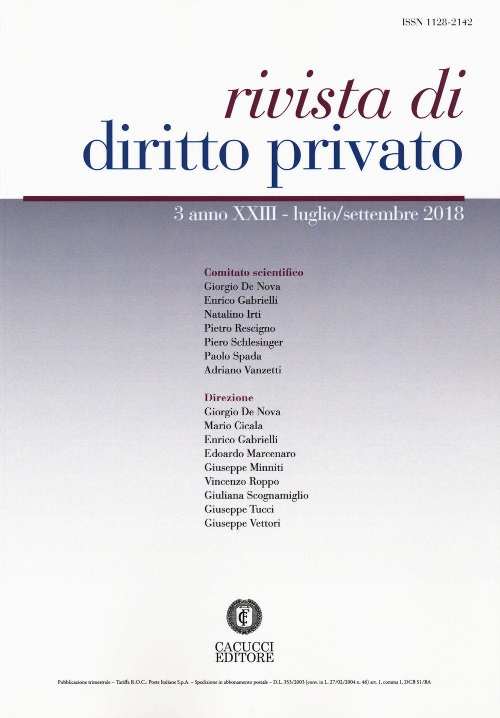 Rivista di diritto privato - De Nova