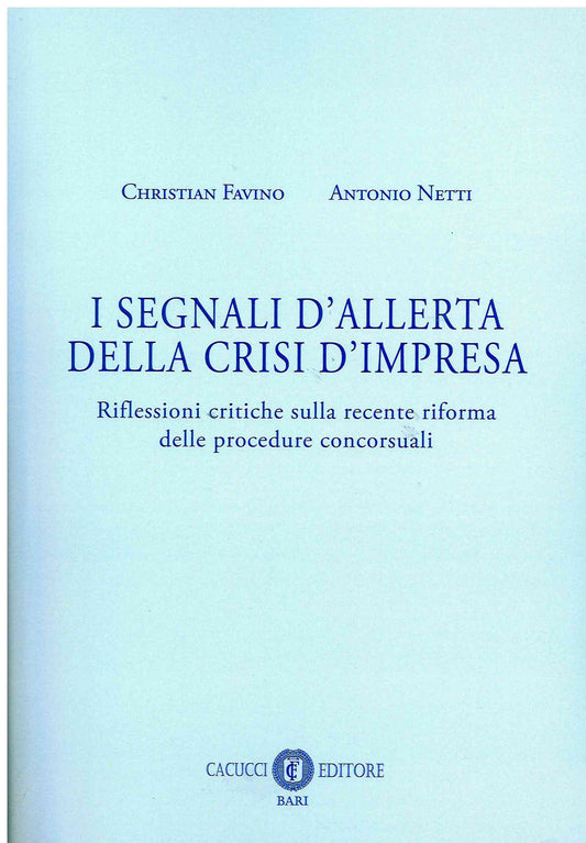 Segnali d'allerta crisi impresa - Favino