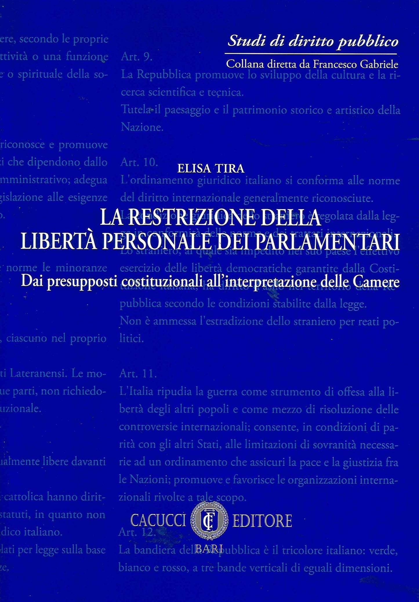 Restrizione libertà personale parlamenta - Tira